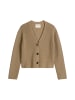 Marc O'Polo V-Neck-Cardigan relaxed in Soft Mocca