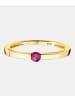 Diamant L'éternel Verlobungsring aus 585 Gelbgold mit Rubin