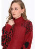 myMo ROCKS Women Sweater in burgundy black