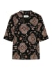 Noa Noa Hemd Kine in Print Black/Rose