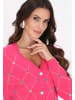 faina Damen Cardigan in Fuchsia