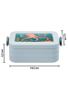 Mr. & Mrs. Panda Bentobox Tintenfisch Design ohne Spruch in Blau Pastell