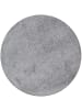 Snapstyle Hochflor-Teppich Mona Rund in grau
