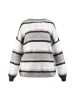 usha FESTIVAL Damen Oversize Strick Pullover in Blau Mehrfarbig