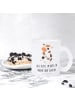 Mr. & Mrs. Panda Glas Kuh mit Spruch in Transparent