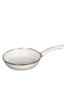 Riess Ceramic Glas Pfanne Emaille Nouvelle Induktion in Weiss