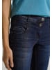 Cecil Blaue Loose Fit Jeans in Blau