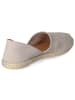 Verbenas Verbenas Damen Slipper/ Espadrilles CARMEN CALPE Grau Rauleder  in Grau