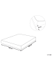 Beliani Bettlaken JANBU in Blau - (W) 140 x (H) 30 x (L) 200 cm