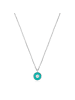 Ania Haie Halskette The Turquoise Emaille Pendant in silber