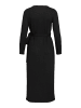 Vila Kleid mit V-Ausschnitt in Black