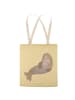 Mr. & Mrs. Panda Strandtasche Robbe Lachen ohne Spruch in Gelb Pastell