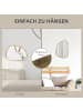 HOMCOM Wandspiegel-70L x 2,1B x 50H cm-Naturholz