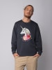 wat? Apparel Sweatshirt Flash, the unicorn in India Ink Grey