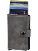 Secrid Geldbörse Miniwallet Vintage in Grey-Black
