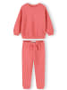 Minoti 2-tlg Langarmshirt & Hose NOSFLEECE102 in koralle