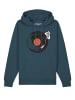 wat? Apparel Sweatshirt Schallplatte in Petrol