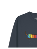 wat? Apparel Sweatshirt Regenbogen Dackel in India Ink Grey