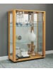 VCM  Glas Stand Vitrine Sammelvitrine Sintalo Spiegel in Buche