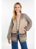 usha FESTIVAL Damen Strickcardigan in Beige Mehrfarbig