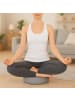 relaxdays Meditationskissen  in Grau - (H)13 x Ø 33 cm