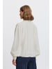 b.young Langarmbluse BYIBINE FRILL SHIRT 20815238 modische Bluse in Weiß