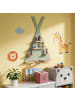 relaxdays Toniebox Regal "Zelt" in Salbei - (B)49 x (H)69 x (T)9 cm