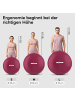Neolymp Gymnastikball "GB210" S in Himbeerrosa Ø 55 cm