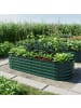 relaxdays Hochbeet in Grün - (B)240 x (H)45 x (T)60 cm