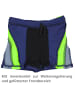 Aquarti Jungen Kinder Badehose Seitliche Paspel in blau/grün