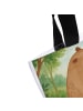 Mr. & Mrs. Panda Tote Bag Bär Schulterblick Design ohne Spruch in Weiß