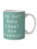 Mr. & Mrs. Panda Keramtiktasse Spruch Reitlehrerin Ruhe mit Spruch in Meeresbrise