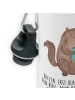 Mr. & Mrs. Panda Trinkflasche Katze Dose mit Spruch in Weiß