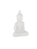relaxdays Buddha-Figur in Weiß - (B)11 x (H)18 x (T)6 cm