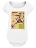 F4NT4STIC Long Cut T-Shirt Big Hero 6 Honey Lemon Newspaper in weiß