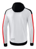 erima Change By Erima Trainingsjacke mit Kapuze in weiß/schwarz/rot