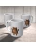 Mr. & Mrs. Panda Tasse Bär Schaukel ohne Spruch in Grau Pastell