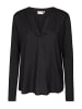 Kaffe Langarm-Bluse Kacalina Regular fit in Black deep