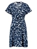 Zero  Midikleid mit Print. in Blue/Cream