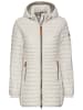 Camel Active Steppjacke aus recyceltem Polyamid in Perlweiß