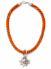 Allgäu Rebell Dirndlkette " Marlene " in orange