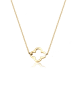 Elli Halskette 925 Sterling Silber Kleeblatt in Gold