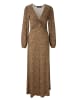 Aniston CASUAL Maxikleid in dunkelbraun-braun-hellbeige
