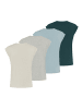 BOYSENS T-Shirt in petrol+mint+sand