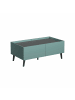 ebuy24 Couchtisch Melton Blau 110 x 60 cm