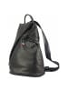 Florence Florence Cityrucksack, Schultertasche Leder schwarz ca. 24cm