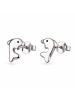 schmuck23 Silber Ohrringe 925 Delfin 0,7 cm x 0,8 cm