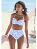 Vivance by Lascana Bügel-Bandeau-Bikini-Top in himmelblau-weiß