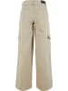 Urban Classics Urban Classics Damen Ladies Low Waist Cargo Pants in offwhite raw