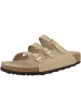Birkenstock Sandale Florida Fresh Nubukleder schmal in beige